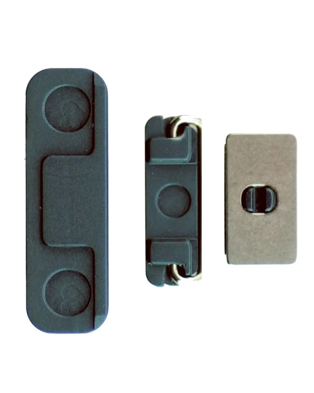 Hard Buttons Set (Power / Volume / Vibrator) Compatible For iPhone 5 (Black) - Image 4