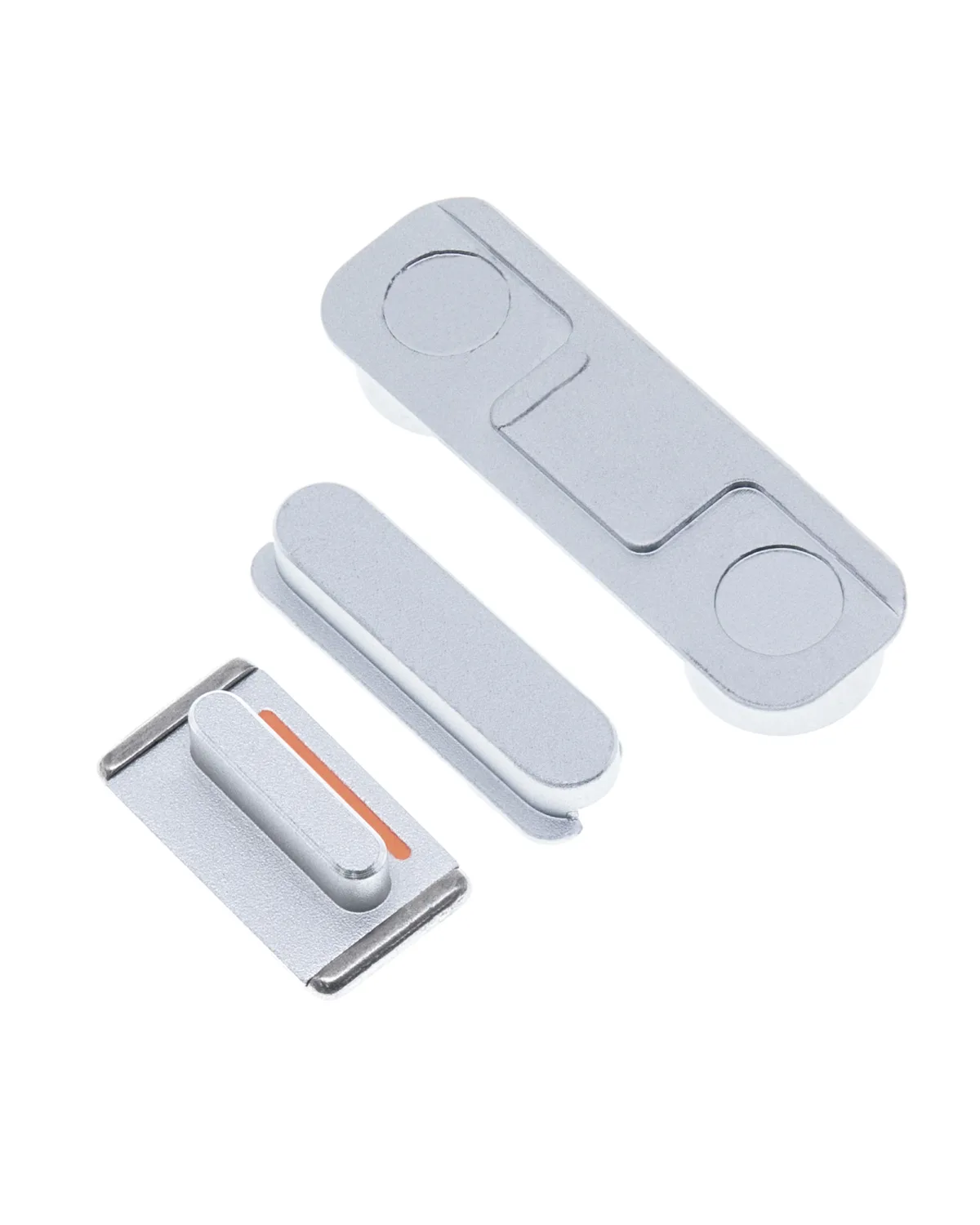 Hard Buttons Set (Power / Volume / Vibrator) Compatible For iPhone 5 (Silver) - Image 3