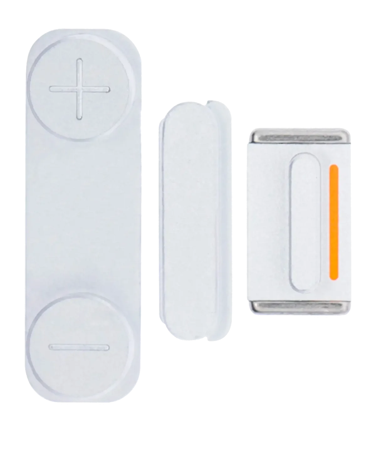 Hard Buttons Set (Power / Volume / Vibrator) Compatible For iPhone 5 (Silver) - Image 4